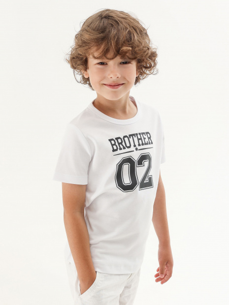 Футболка белая «BROTHER 02» фото 2