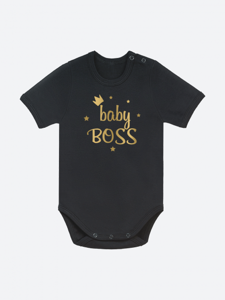 Боди с коротким рукавом "baby boss" фото 2