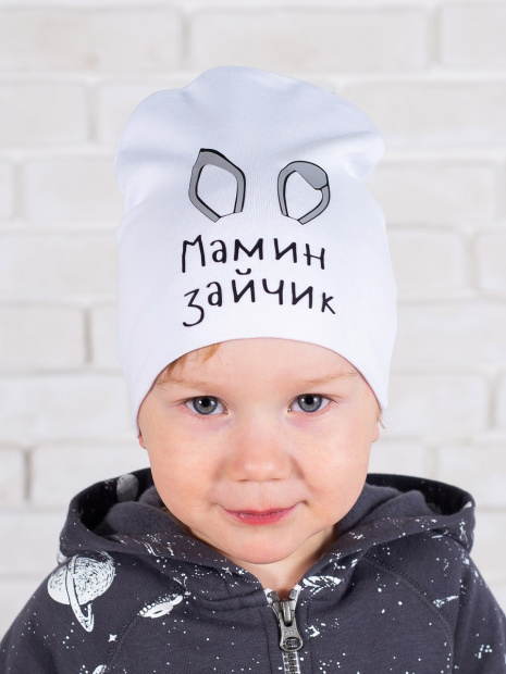 Шапка «Мамин зайчик» фото 3