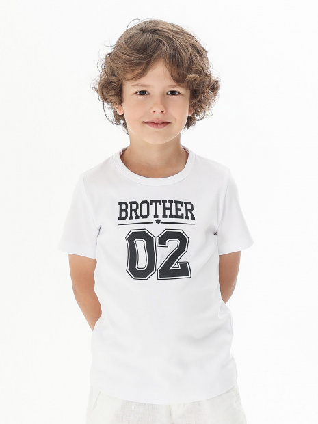 Футболка белая «BROTHER 02» фото 1